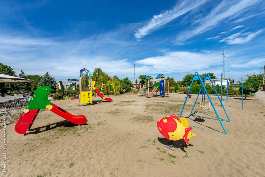 Детская площадка в парке Урзуфа 